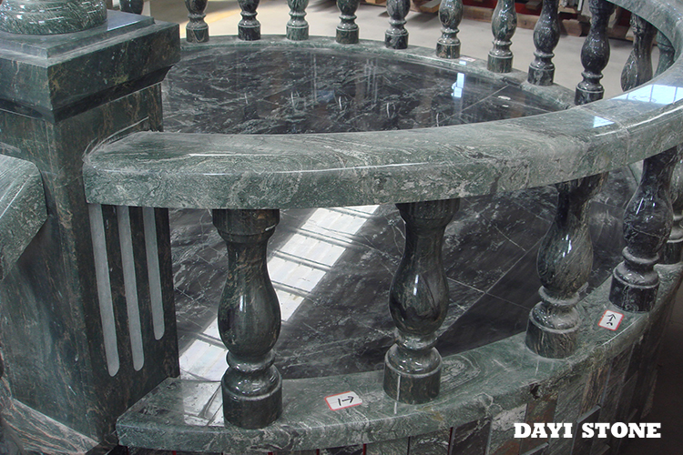 Green Granite Stone Baluster Polished